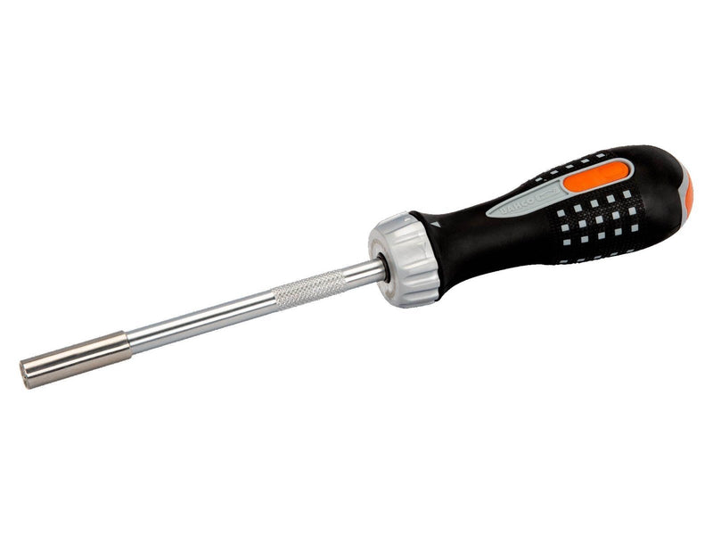 BAHCO Ratcheting screwdriver bits incl. ph 1 ph 2 pz 1 pz 2 slotted 4.5 and 5.5
