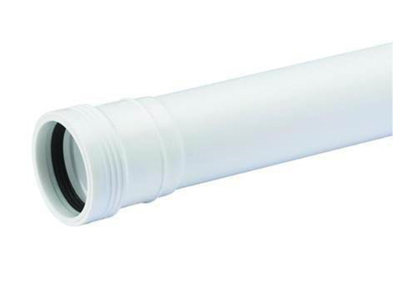 Wavin Wafix pp pipe with sleeve 40 x 500 mm white