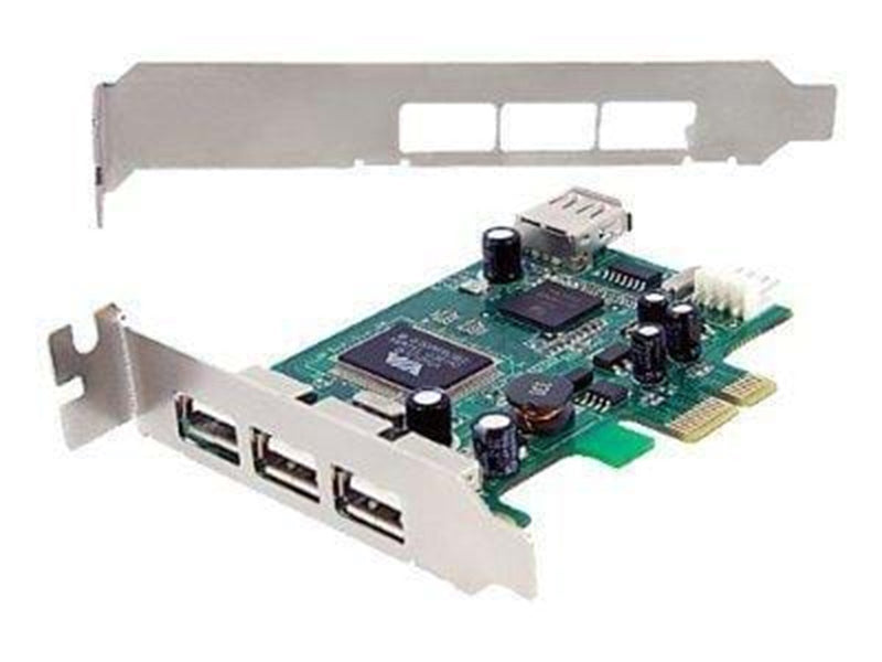 StarTech.com 4 Port PCI Express Low Profile High Speed USB Card - USB-Adapter