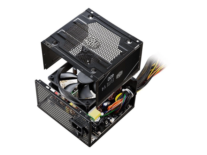 Cooler Master Elite V4 Netzteile - 400 Watt - 120 mm - ATX 2.41 - 80 Plus White (bis zu 80% effektiv)