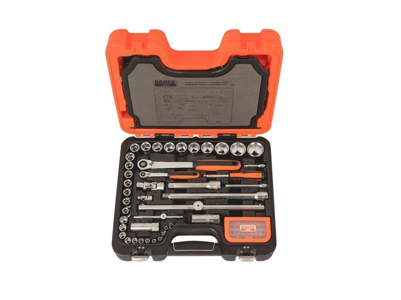 BAHCO socket set 1/4" and 1/2" 95 pcs 4-32mm