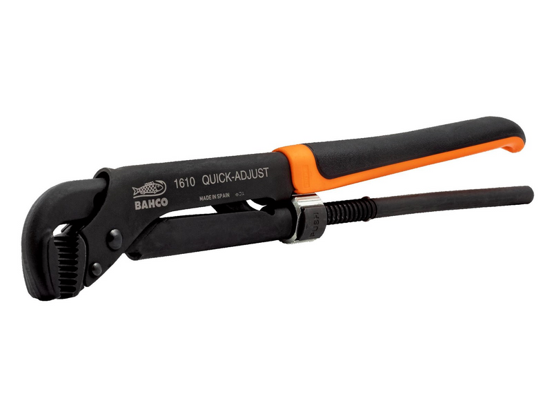 BAHCO pipe wrench quick-adjust 1 1/2