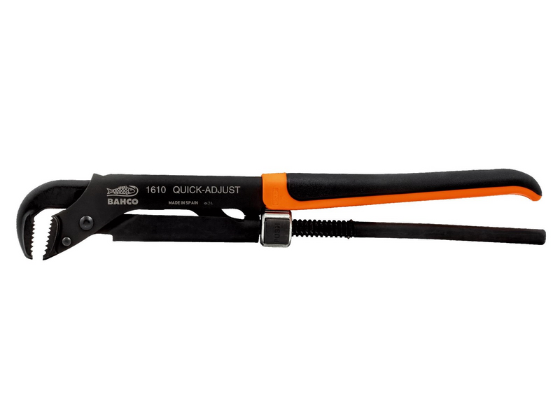 BAHCO pipe wrench quick-adjust 1 1/2
