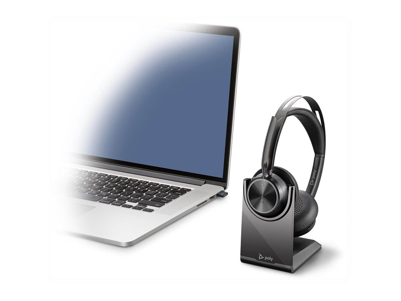 Poly Voyager Focus 2 UC Standard USB-A with Charge Stand