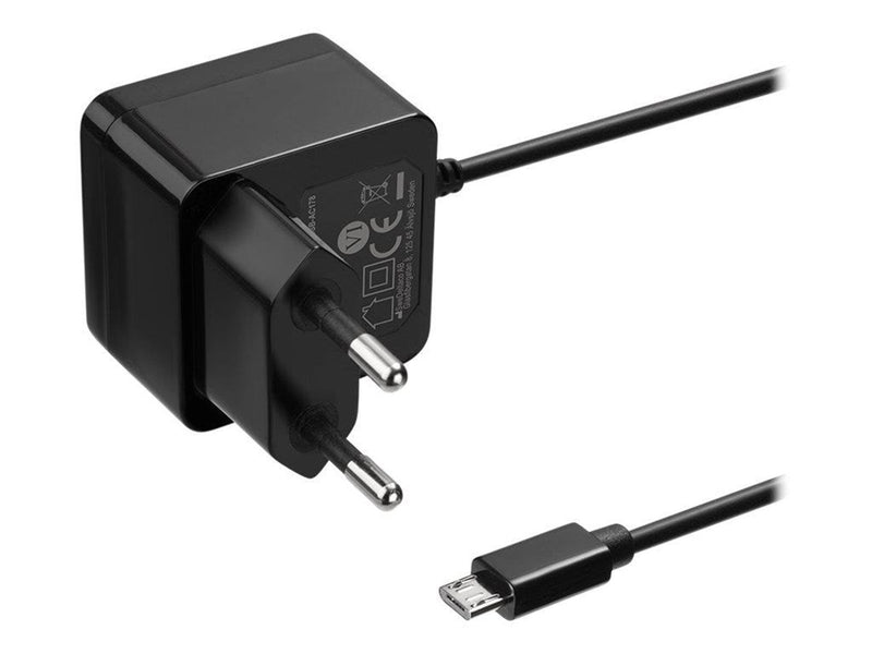 Deltaco USB wall charger fixed Micro USB cable 1