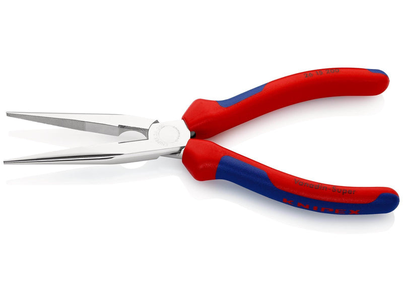 KNIPEX Flachrundzangen mit Schneide, (Storchschnabelzangen)