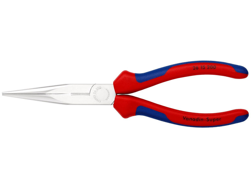 KNIPEX Flachrundzangen mit Schneide, (Storchschnabelzangen)