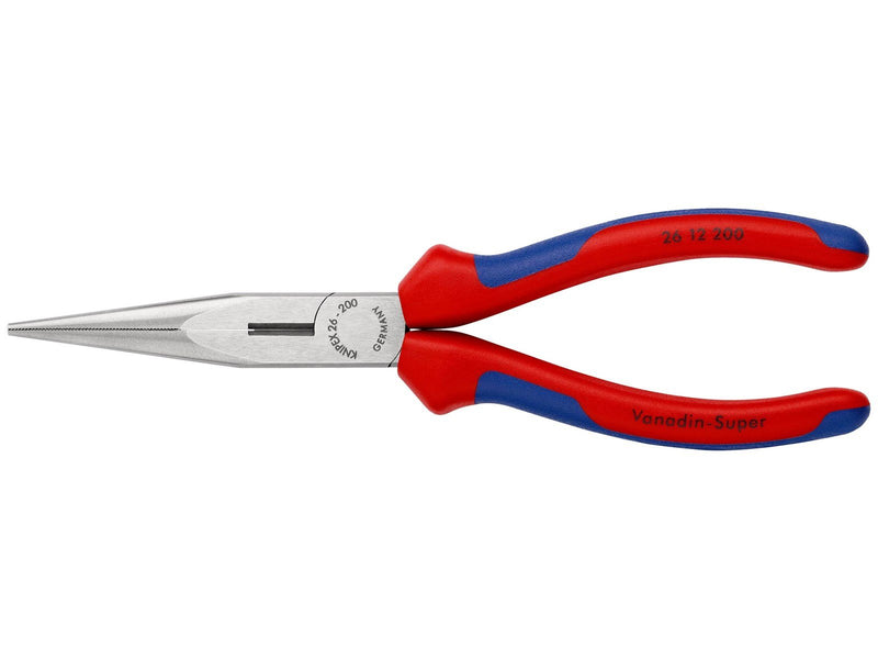 KNIPEX Flachrundzangen mit Schneide, (Storchschnabelzangen)