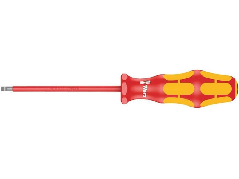 Wera 160 i vde insulated screwdriver for slotted screws 0.4 x 2.5 x 80 mm