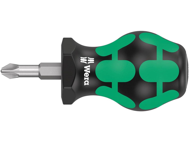 Wera 355 pz pozidriv-head stubby/carburetor screwdriver pz 2 x 25 mm