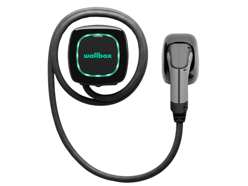 Wallbox Pulsar Plus Ladebox mit WiFi, 22kW, 5m, Typ 2, Schwarz
