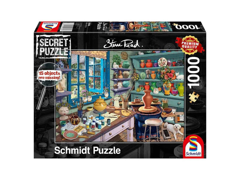 Schmidt Puzzle - Secret - Steve Read: Artist studio (1000