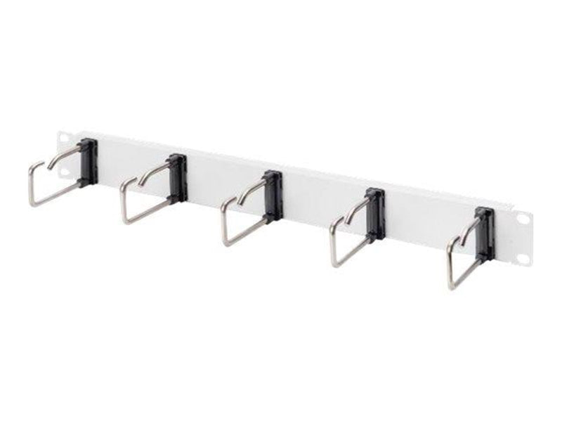 DIGITUS DN-97666 - cable management panel with rings - 1U - 19"