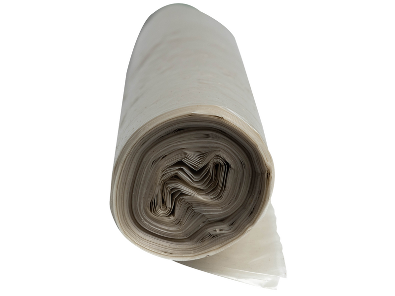 G.Funder Garbage bags clear 120 liters 10 bags per roll - standard quality