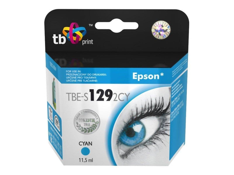 TB Print TBE-S1292CY Cyan Ink (alternative for: Epson T1292) - Tintenpatrone Cyan