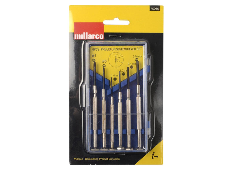 Millarco Mini screwdriver set - 6 pcs.