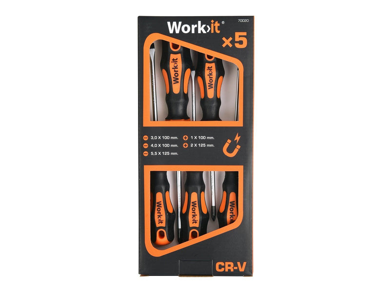Workit Screwdriver set combi 5 pcs