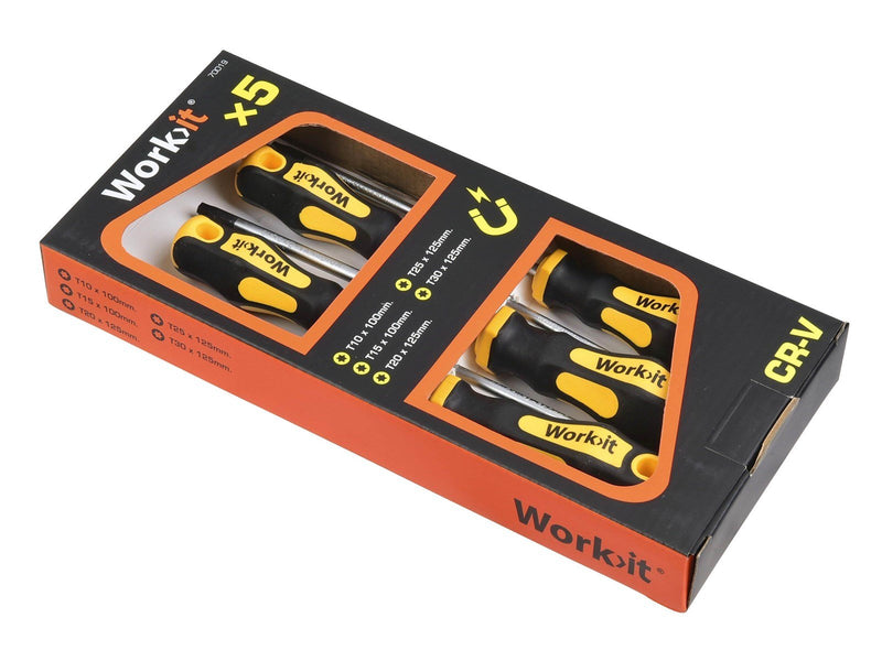 Workit TORX screwdriver set 5 pcs.
