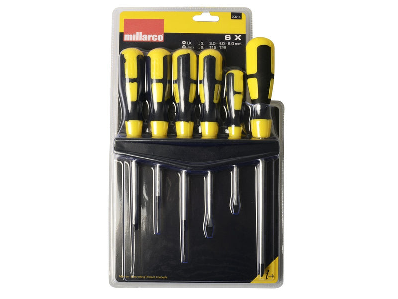 Millarco Screwdriver set - 6 pcs.