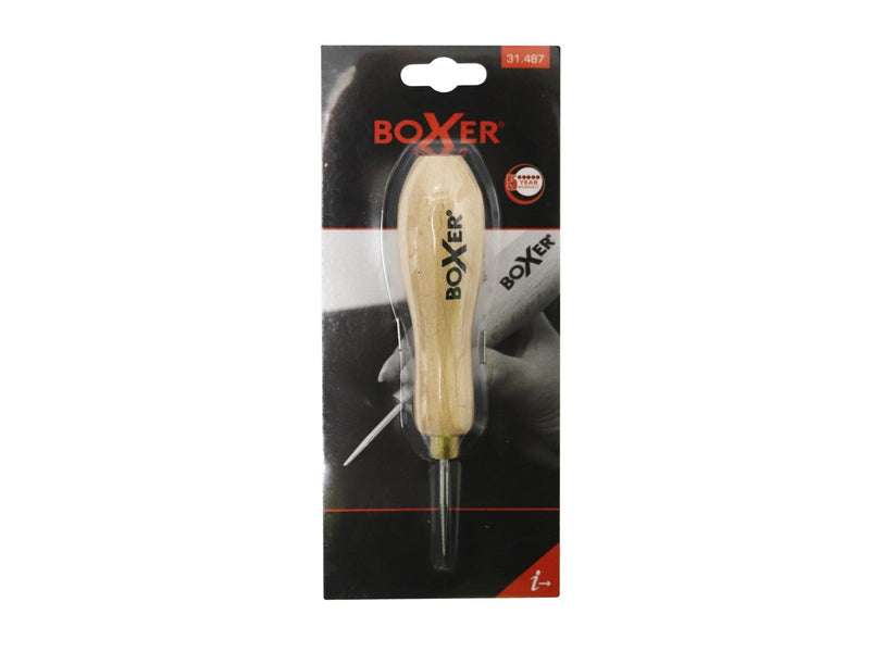 Boxer Awl with wooden handle