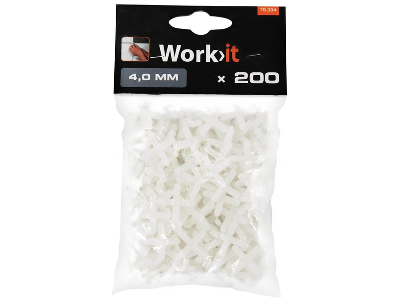 Workit Tile spacers 4mm x 200