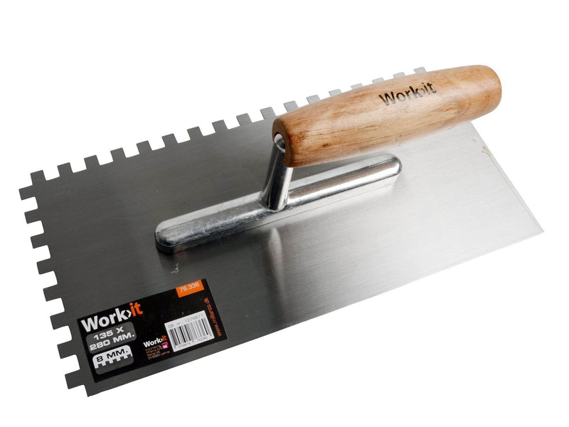 Workit Notched trowel teeth 8mm