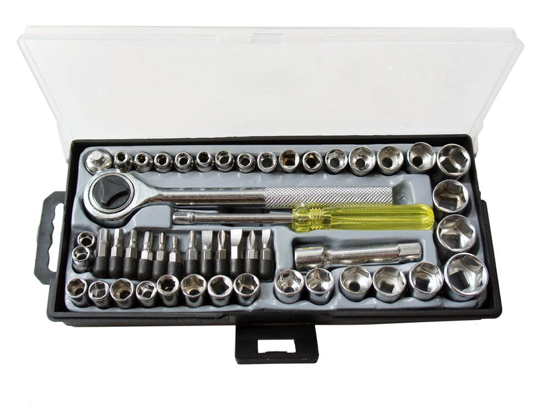 Millarco Socket set 1/4" and 3/8" - 50 pieces