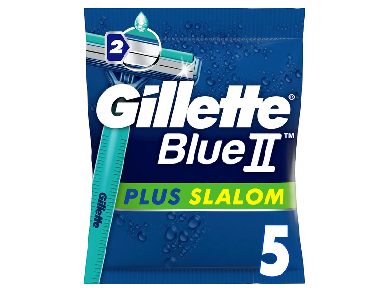 Gillette Blue II Plus Slalom 5 pcs