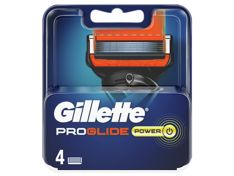 Gillette Fusion Proglide Power Blades 4 Pack