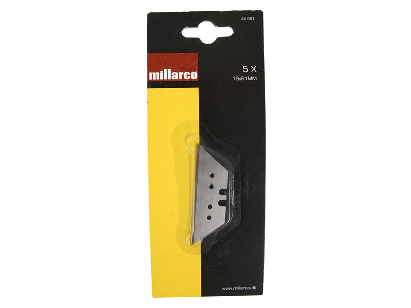 Millarco Knife blade trapezoidal blade - 5 pcs.