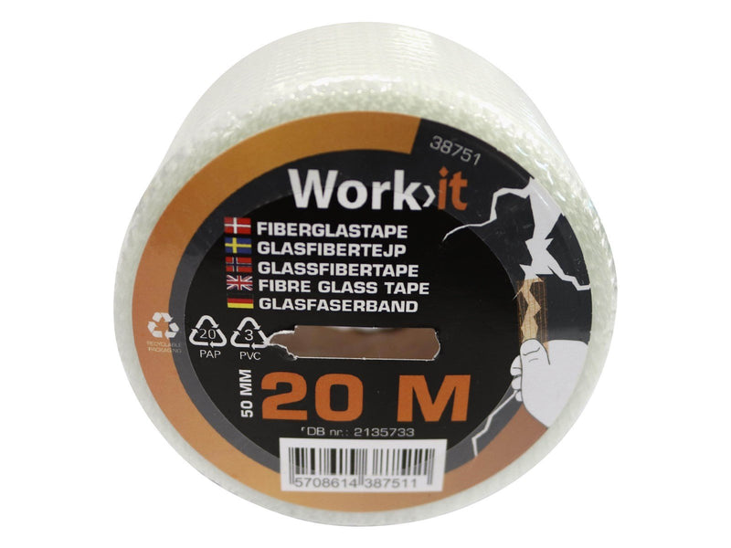 Workit Fibre glass tape 50 mm × 20 m