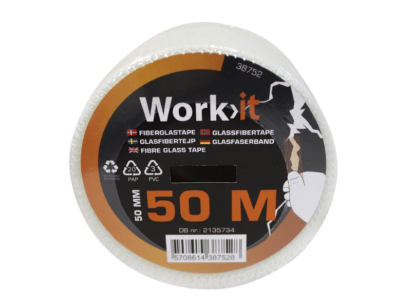 Workit Fibre glass tape 50 mm × 50 m