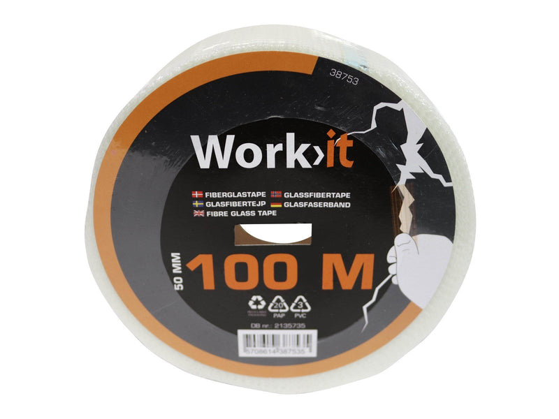 Workit Fibre glass tape 50 mm × 100 m