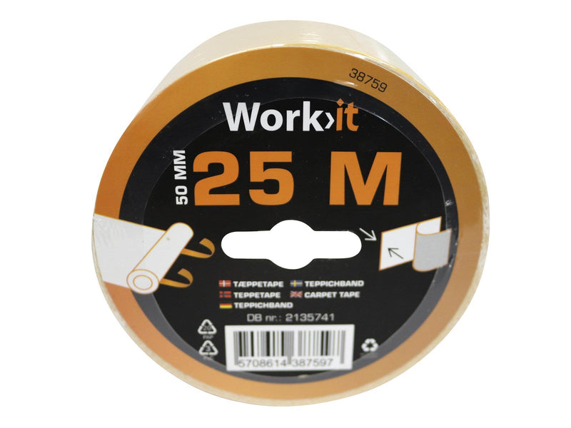 Workit Carpet tape 50 mm × 25 m