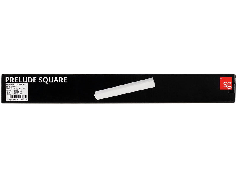 SG Armaturen Prelude square white 15w led 2700k