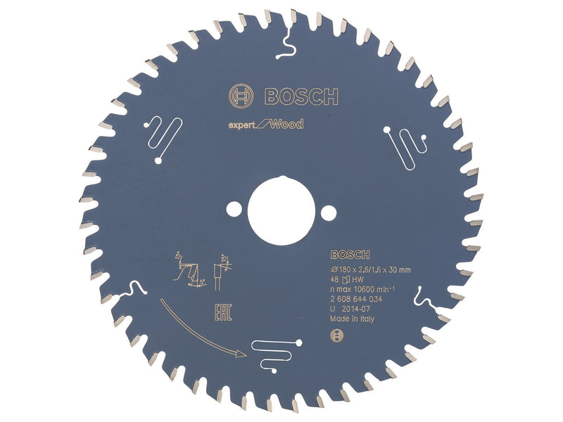 Bosch RUNDSAVKLINGE 180X30X2.6MM 48T EXP WOOD
