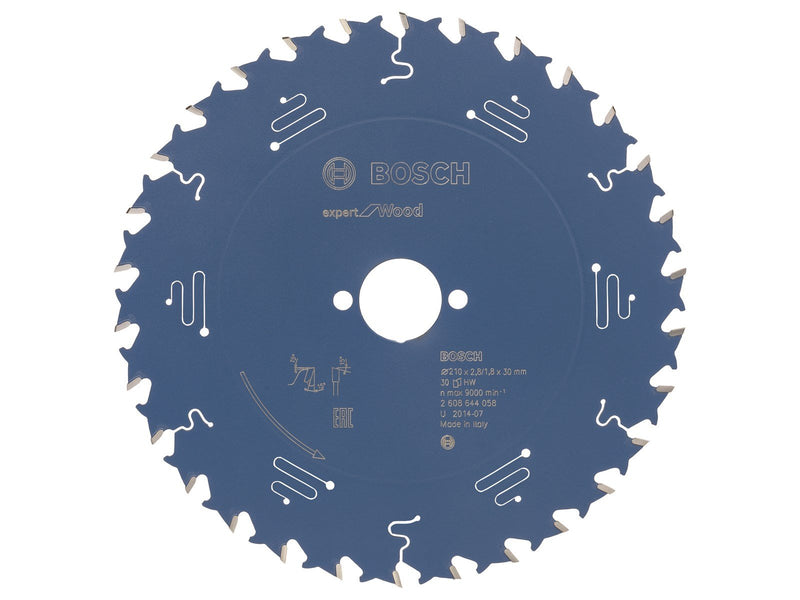 Bosch RUNDSAVKLINGE 210X30X2.8MM 30T EXP WOOD