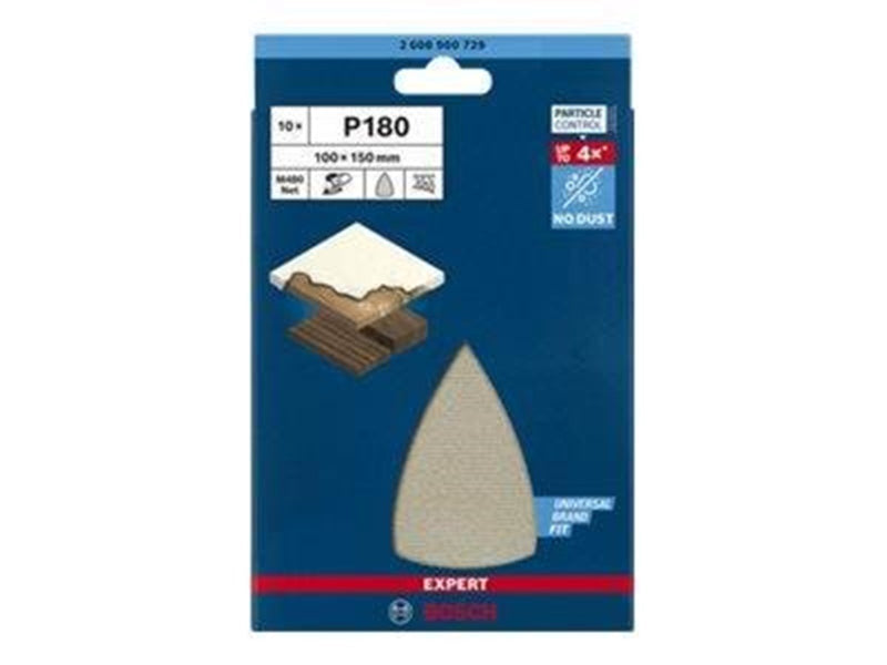 Bosch SLIBEBLAD DELTA 100X150MM NET K180 10STK
