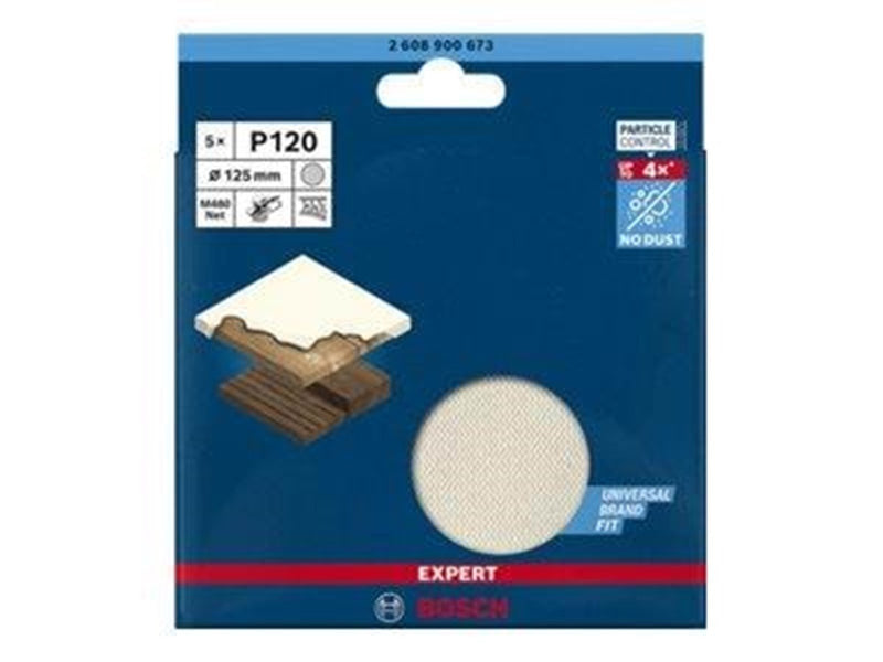 Bosch SLIBEBLAD EXC 125MM NET K120 5 STK
