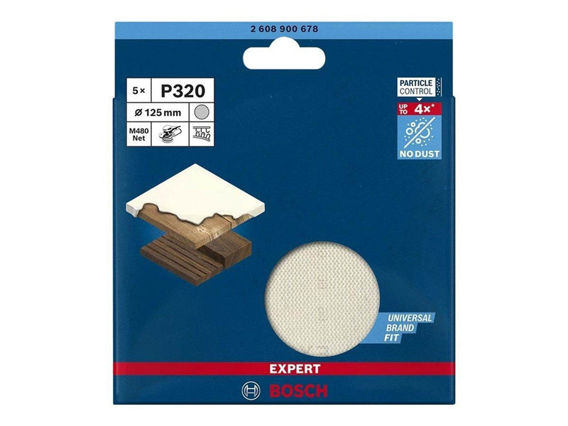 Bosch SLIBEBLAD EXC 125MM NET K320 5 STK