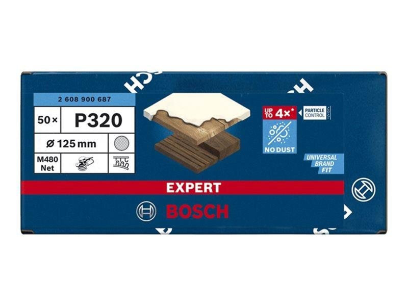 Bosch SLIBEBLAD EXC 125MM NET K320 50 STK