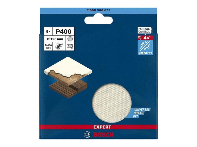 Bosch SLIBEBLAD EXC 125MM NET K400 5 STK