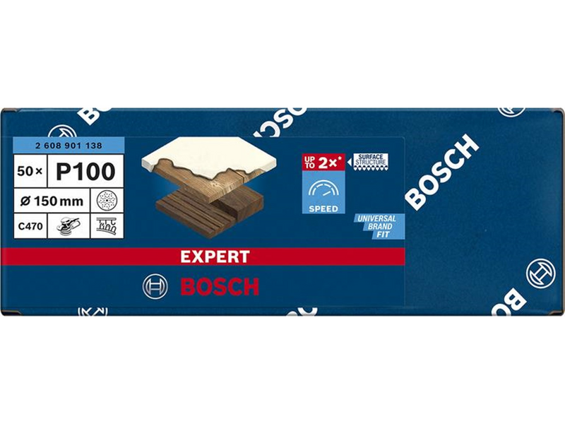 Bosch SLIBEBLAD EXC 150MM K100 MULTI 50 STK