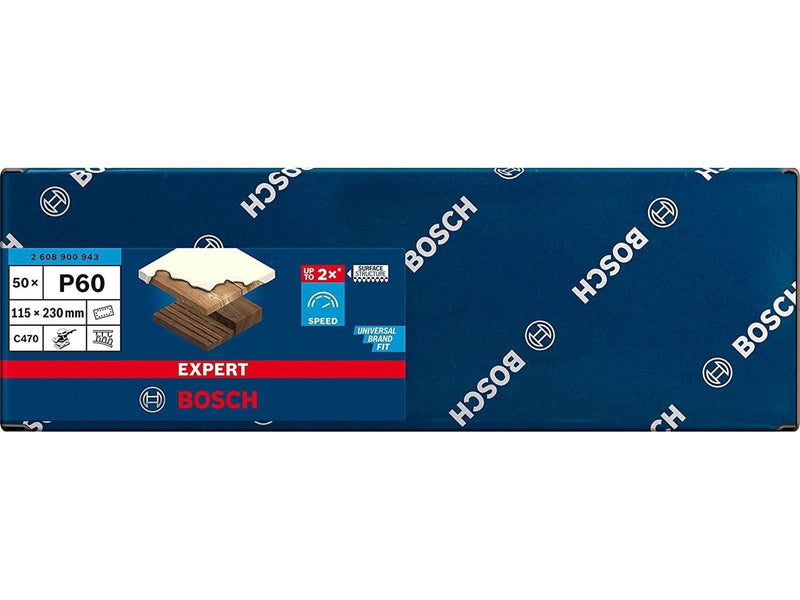 Bosch SLIBEBLAD PLAN 115X230MM K60 14H 50 STK