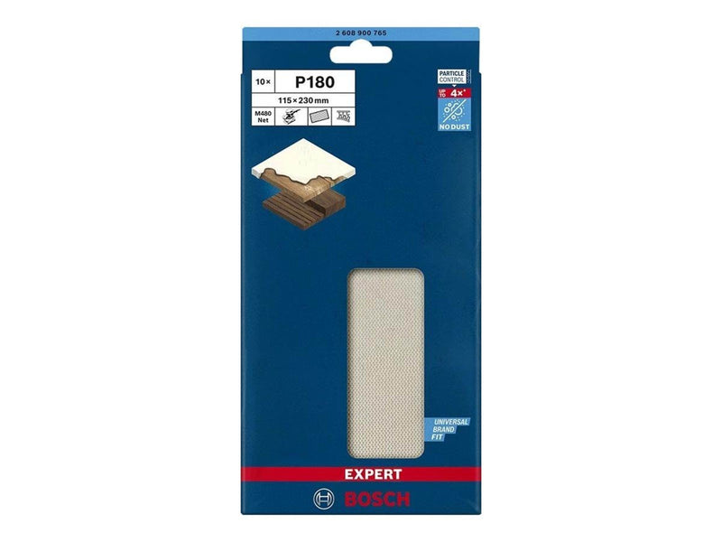 Bosch SLIBEBLAD PLAN 115X230MM NET K180 10 STK