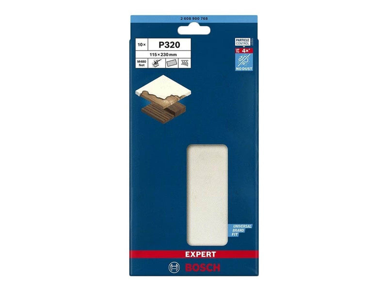 Bosch SLIBEBLAD PLAN 115X230MM NET K320 10 STK
