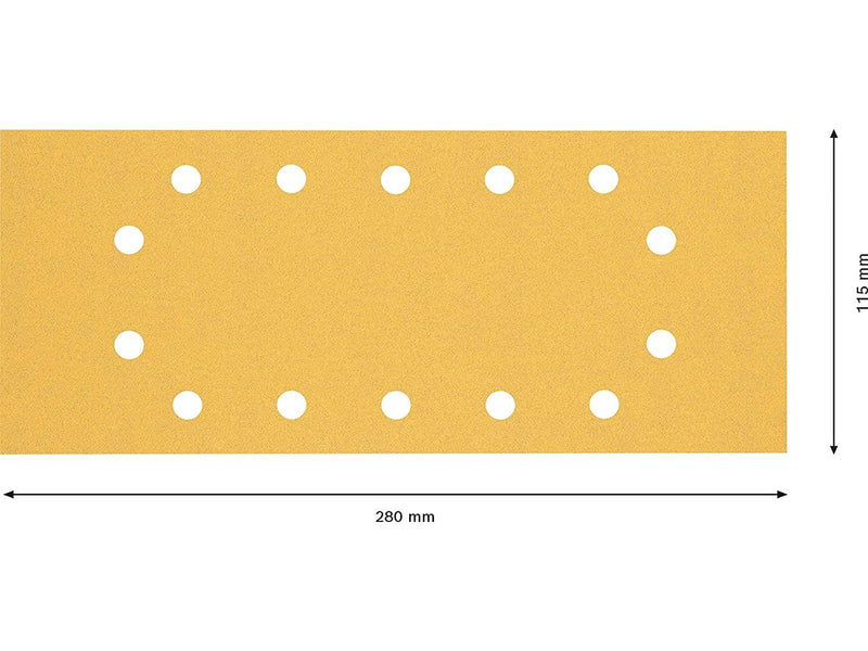 Bosch SLIBEBLAD PLAN 115X280MM K120 14H 10 STK