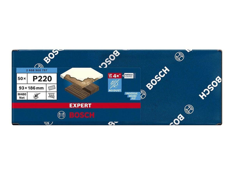 Bosch SLIBEBLAD PLAN 93X186MM NET K220 50 STK