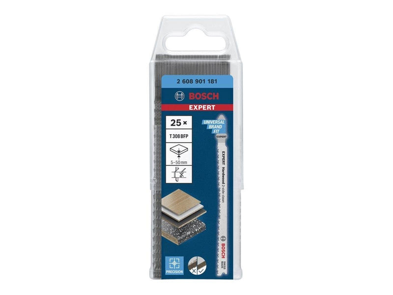 Bosch STIKSAVKLINGE T308BFP HARDWOOD 25 STK