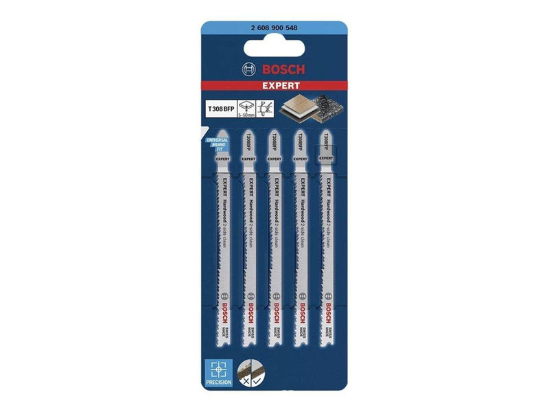 Bosch STIKSAVKLINGE T308BFP HARDWOOD 5 STK